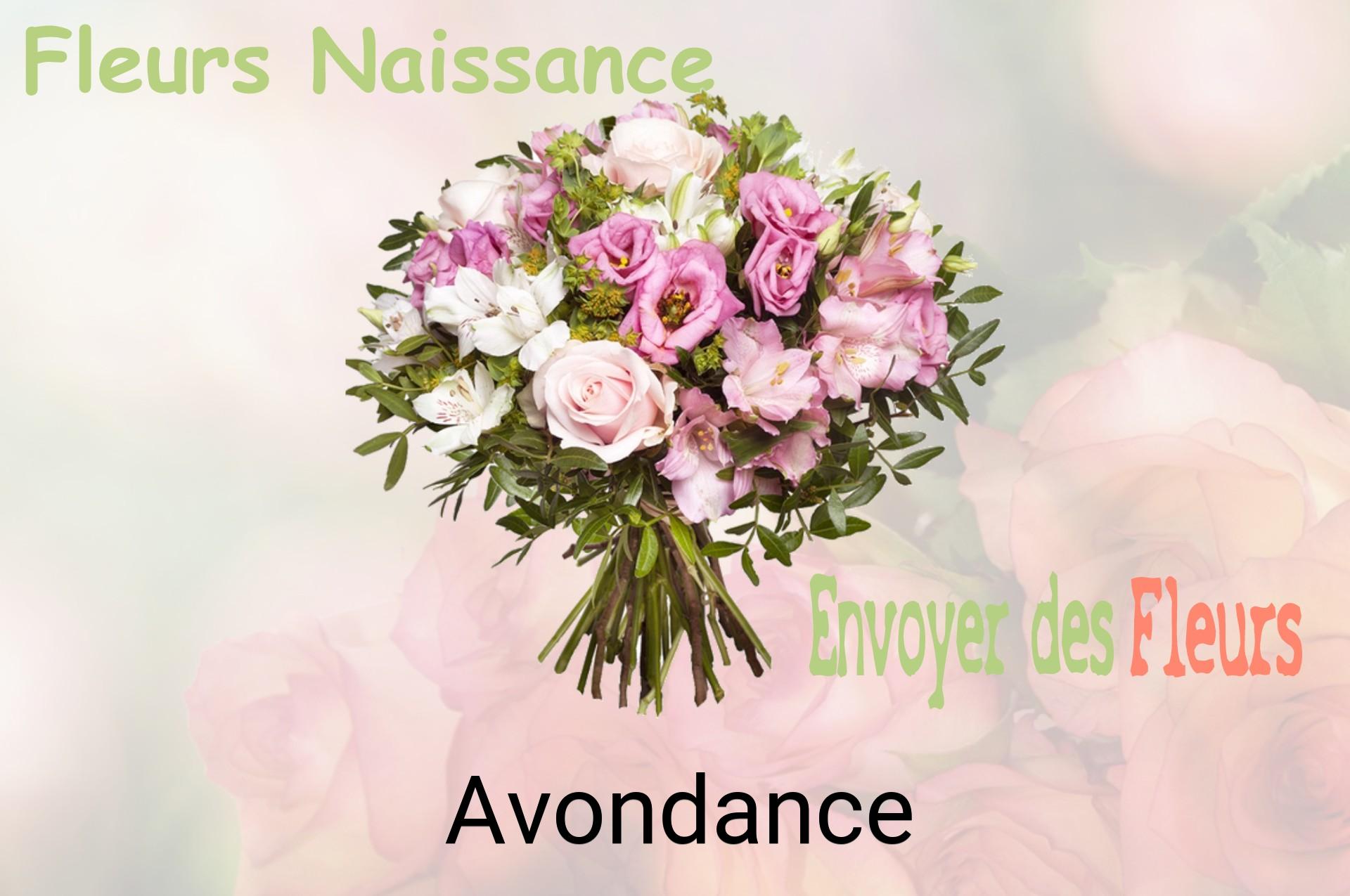 Bouquet de fleurs de naissance livré à Avondance